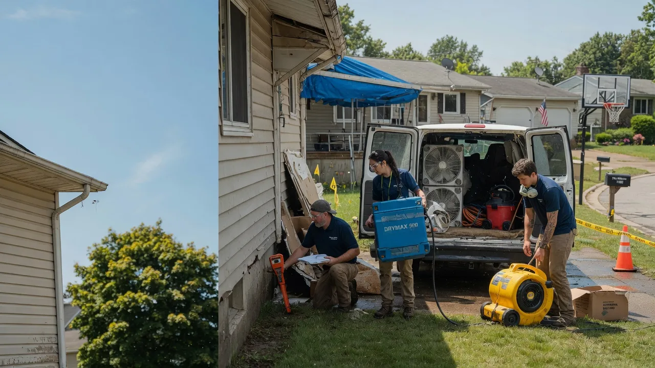 Ceiling Leak Cleanup in Saint Clairsville, OH near me