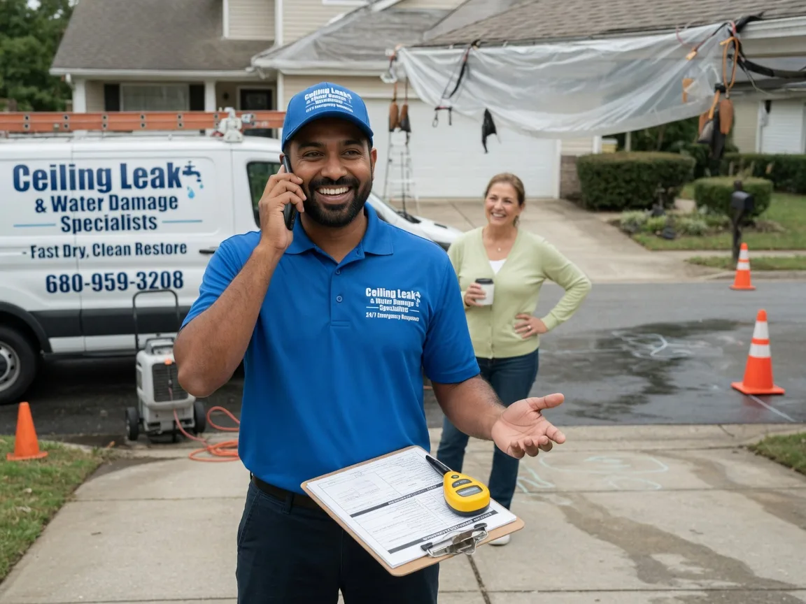 Ceiling Leak Cleanup Saint Clairsville, OH FAQs
